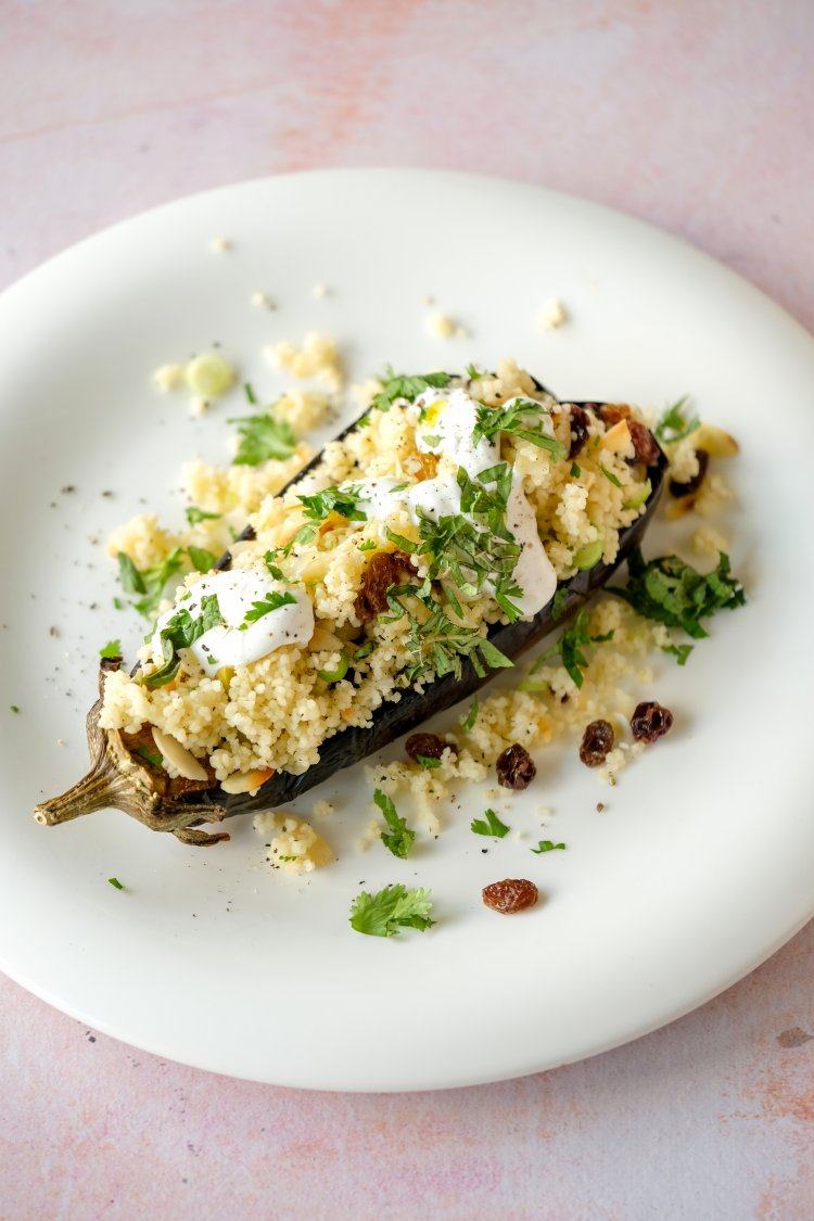 Recept Gemarineerde Aubergines Met Couscous Njam