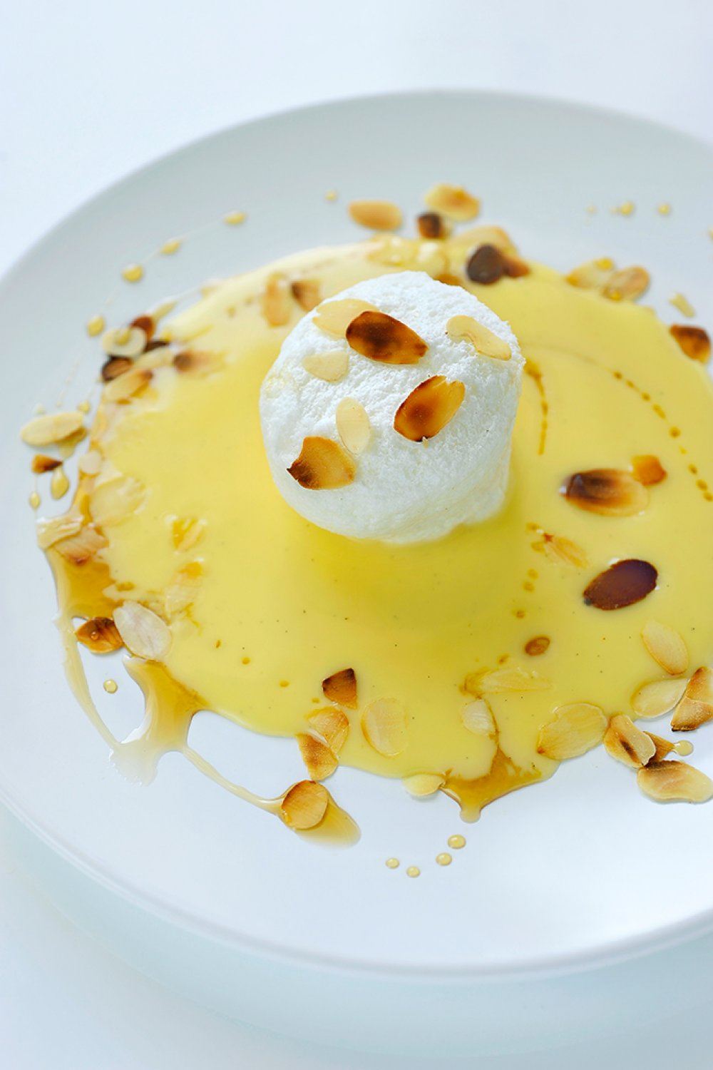 Ile flottante met crème anglaise