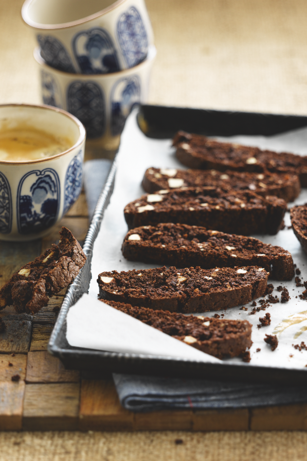 Chocolade biscotti met Amaretto