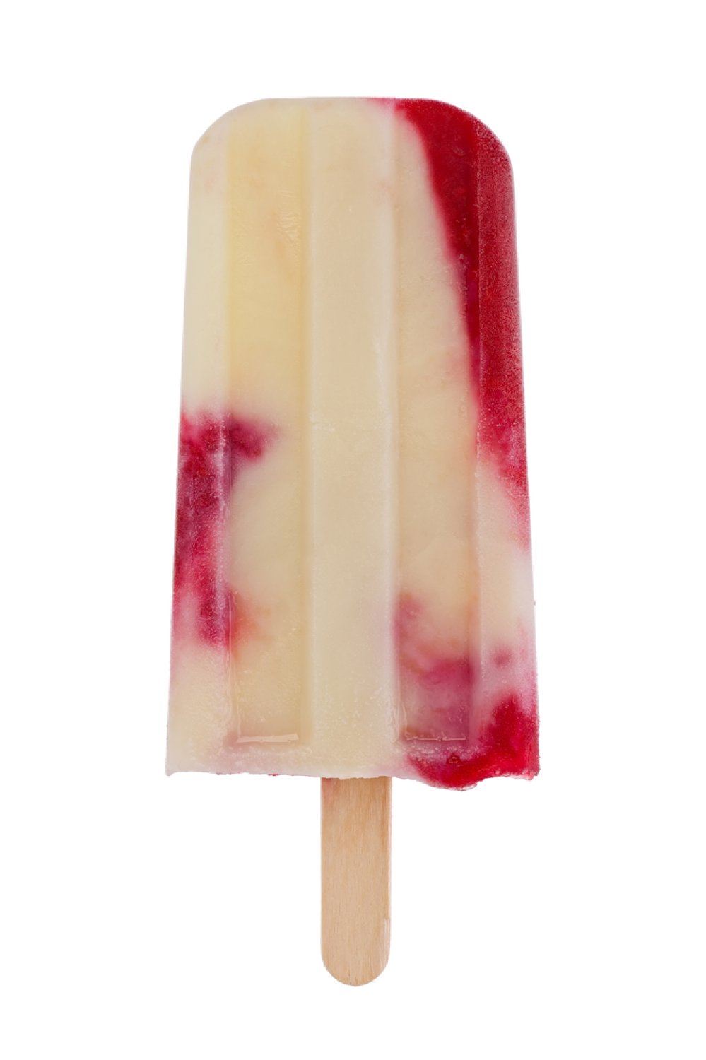 Yoghurtpops met aardbei & bosbes