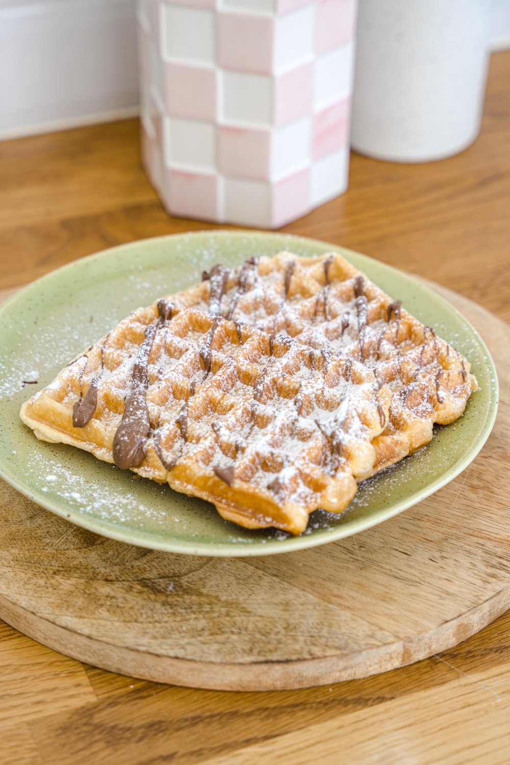 Wafels zonder beslag te maken