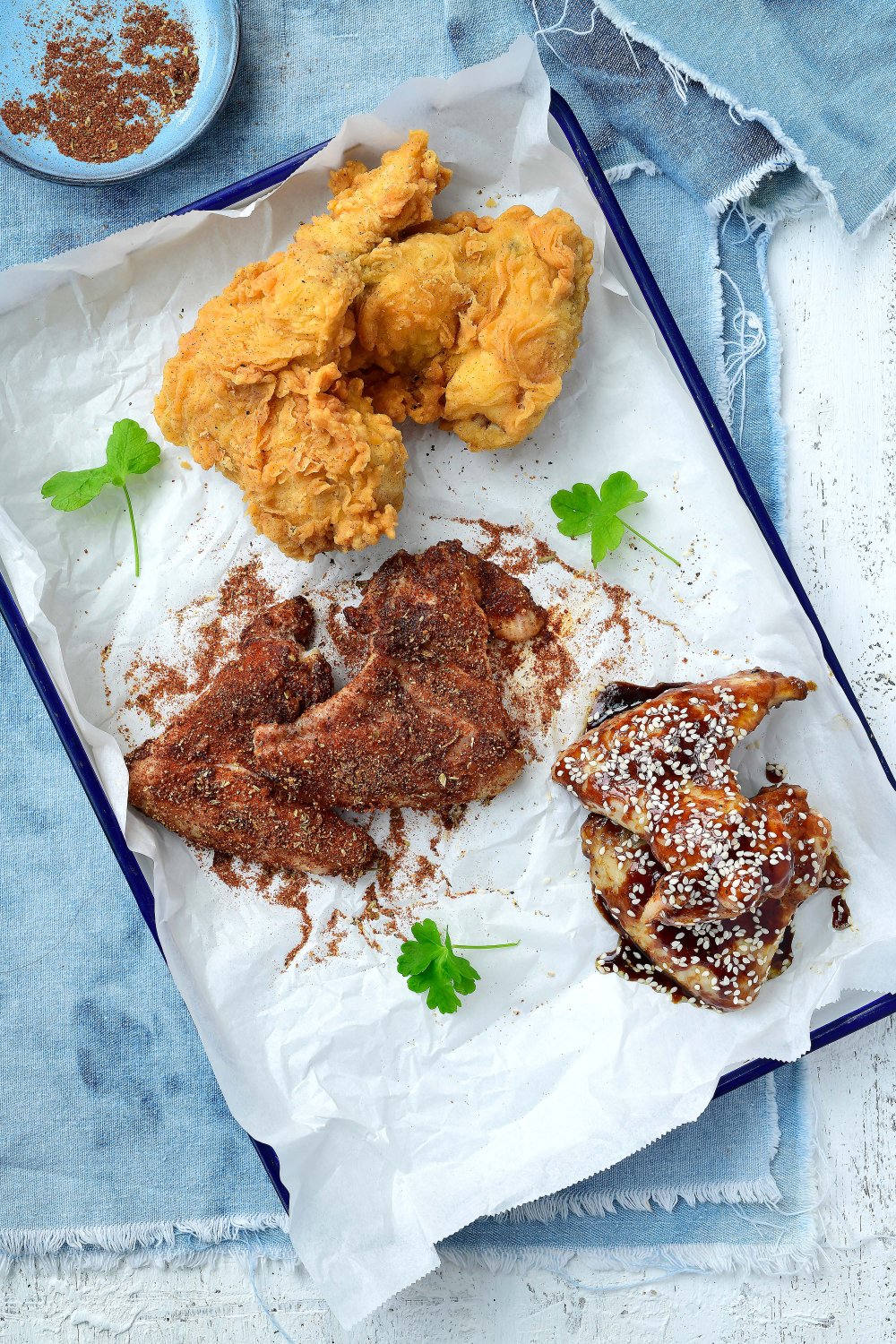 Sticky chicken wings