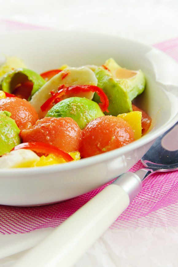 Pikante fruitsalade