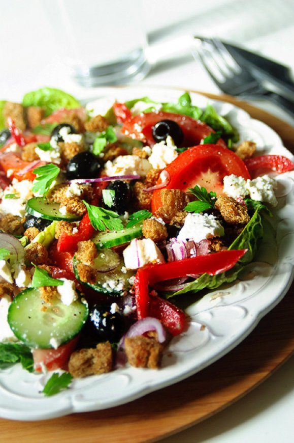 Griekse salade met feta