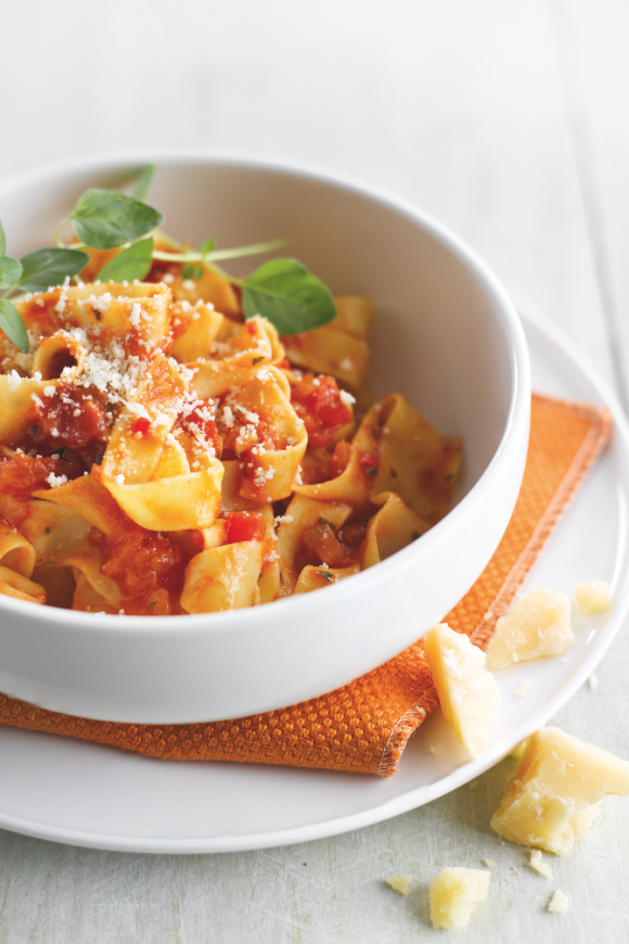 Pappardelle all' arrabiata