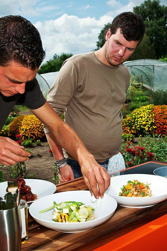 Carpaccio van zalm met venkel