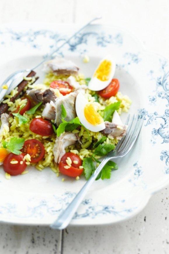 Gerookte makreelsalade