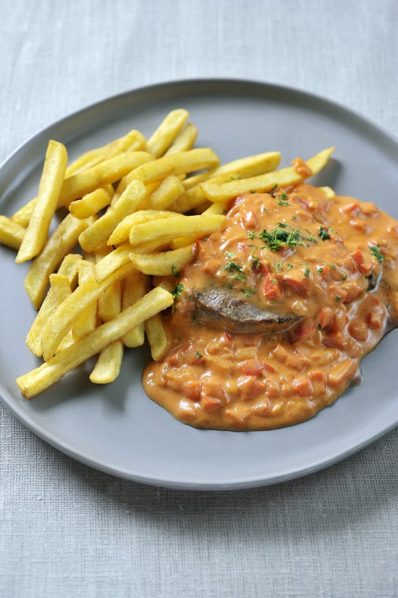 Steak stroganoff