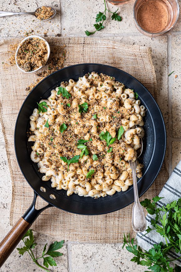 Vegan truffel mac & cheese