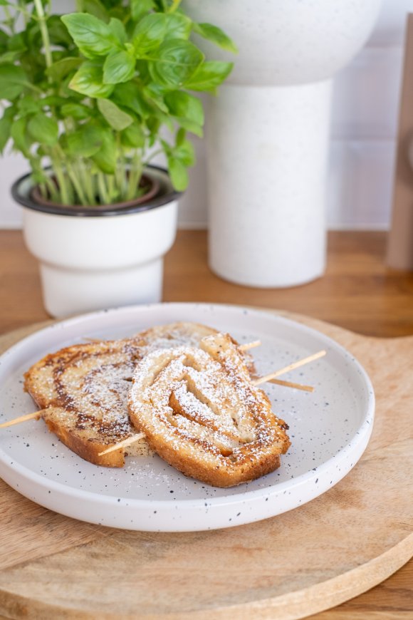 Verloren brood op een stokje