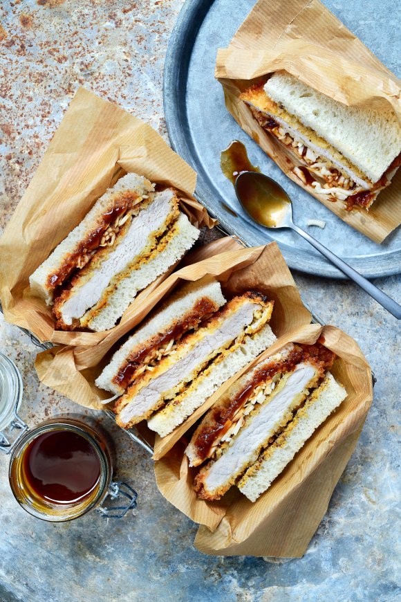 Katsu sando sandwich