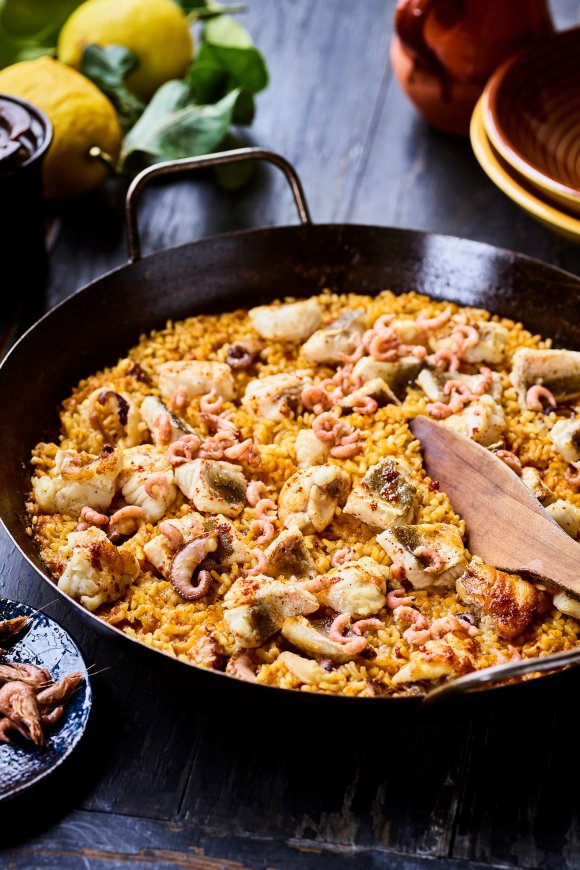 Paella uit de Noordzee