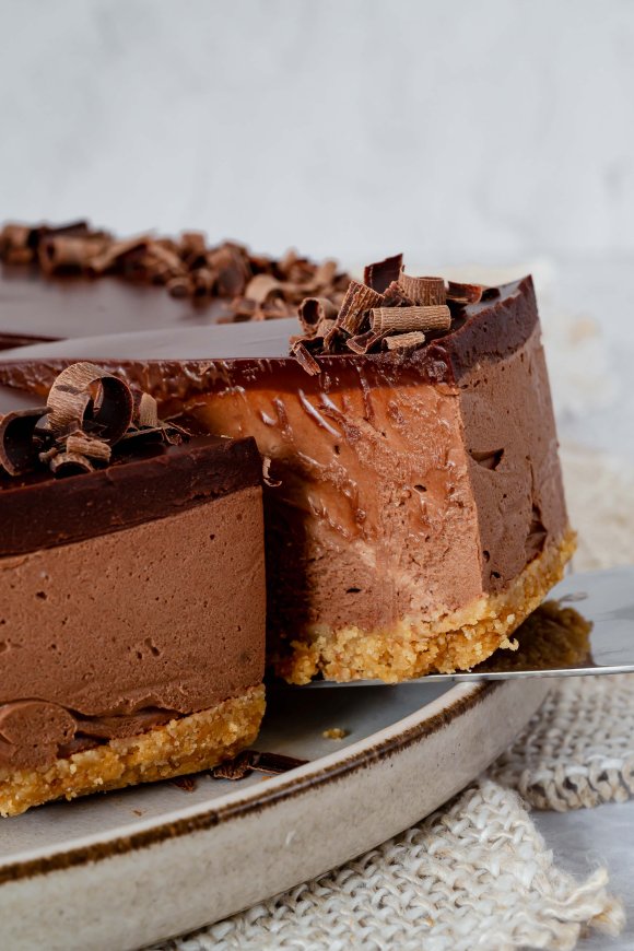 No bake chocolade cheesecake