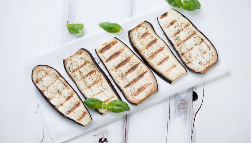 Aubergines grillen