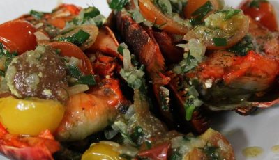 Gegrilde kreeftenstaart