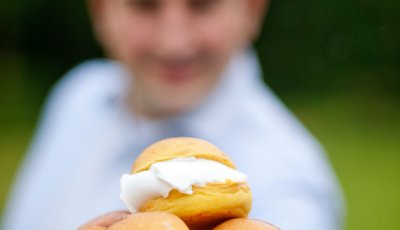 Brioches met citroensorbet