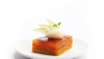 Tarte tatin met ijs