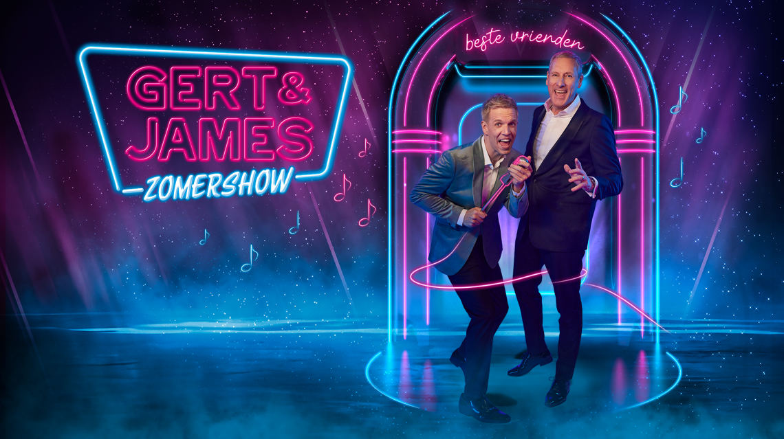 Gert & James brengen deze zomer een nieuwe show naar de kust!